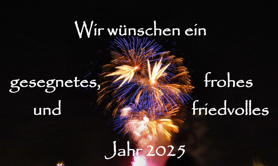 Feuerwerk an Neujahr