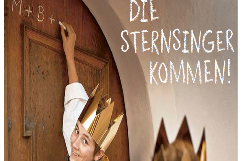 Sternsinger an Kirchentür